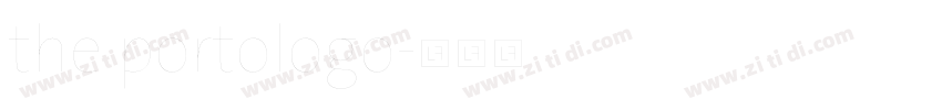 the portologo字体转换